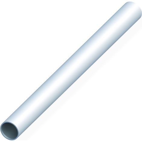 Vormann Alu-Profil Rundrohr 25x1,5 mm silber elox. 1000 mm lang
