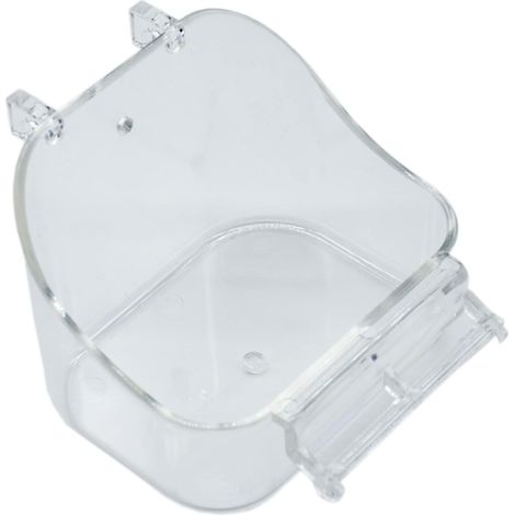 Baignoire pour oiseaux - à suspendre Cage Accessoire petits pince-perruches, canaris 10 x 9,5 12,8 cm (1/5)