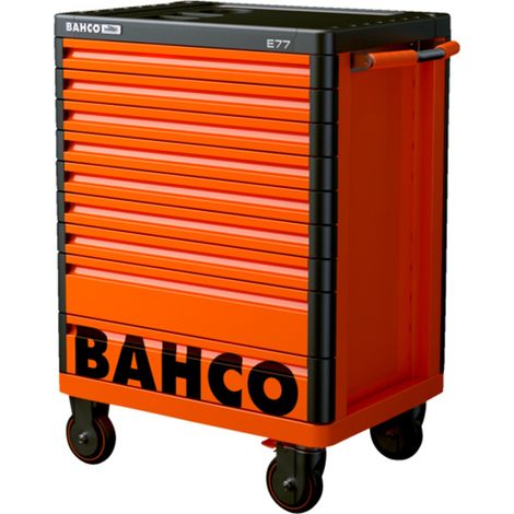 Bahco Premium Werkstattwagen mit 9 Schubladen, orange
