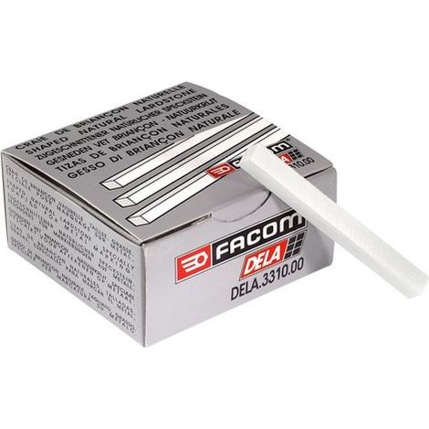 FACOM Fettkreide Steatit weiß 10 x 100 mm, 50 Stück