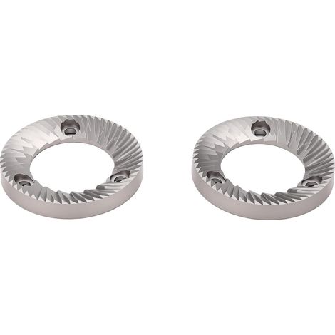 Fraises Plates de Rechange en Acier Inoxydable 64 Mm pour Meuleuses DF64 E6P Super Jolly, Installation Facile, Meulage Cohérent pour les Baristas à Domicile (1/5)