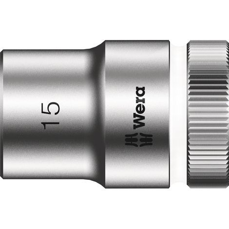 WERA 8790 HMC Douille Zyklop à emmanchement 1/2",15mm-05003606001 (1/4)