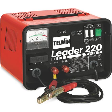 Caricabatterie Leader 220 Start 230 V 0 8 3 6 kW Telwin
