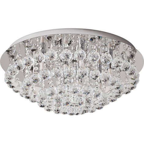 Ceiling Lightdimmable 'Antonino' made of Crystal for Living Room & Dining Room