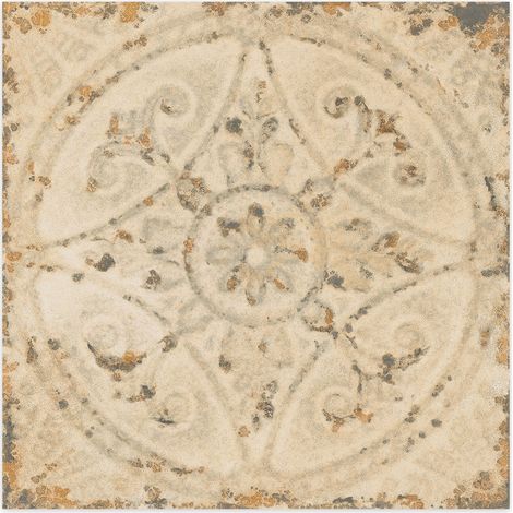 Carrelage Vintage Beige 33x33x0,95 cm Sabratha - Sol et mur intérieur (vendu par carton de 1,09 m²) - RO'MA CARRELAGE