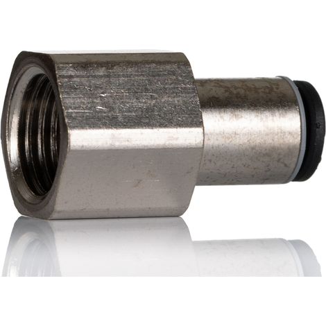Adaptateur droit fileté hydraulique Legris LF3000 vers Enfichable 6 mm G 1/4 Femelle ( Prix pour Paquet de 5 ) (1/3)