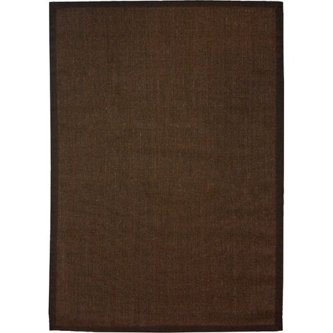 SISAL - Tapis en sisal chocolat 120x170 (1/3)
