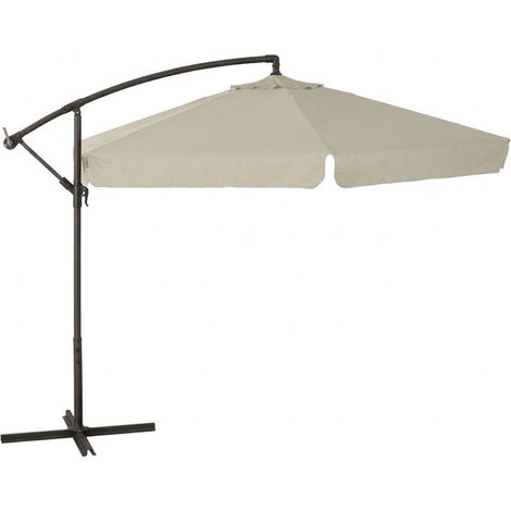 Ombrellone da Giardino Parasole Tondo Esterno Terrazzo Beige Spring Ø300cm