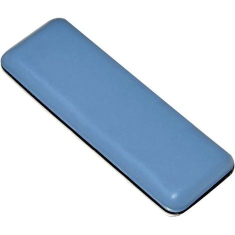 MASIDEF - 4 PEZZI - SCIVOLI PTFE ADESIVIRETTANGOLARI 24X100MM - COLORE GRIGIO