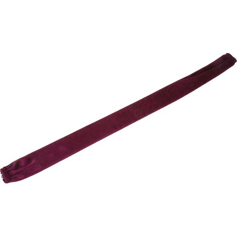 Housse de protection pour chaîne en flanelle anti-poussière, 60 cm de long et 5 cm de large, avec fermeture éclair, violette. (1/5)