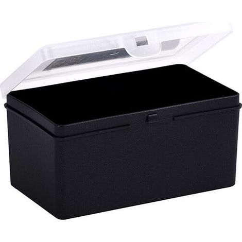 Wham Organiser Box 1.02 14.5cm Deep Recycled Black/Clear