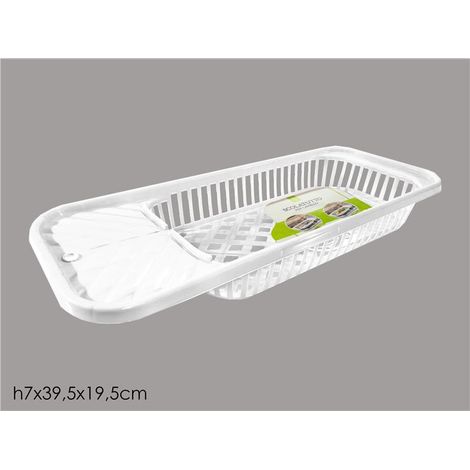 SCOLATUTTO PER LAVELLO DI COLORE BIANCO (1/2)