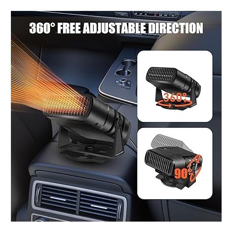 Compatible iPhone/iPad - Support de tablette/téléphone réglable pour appuie-tête de voiture et siège arrière, rotatif à 360° (rouge) (1/4)