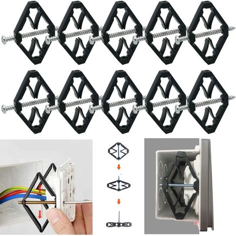 10er-Pack Kassettenhalterungsstangen Typ 118 – Elektrikerzubehör – Wandmontage – Reparaturwerkzeug (1/5)