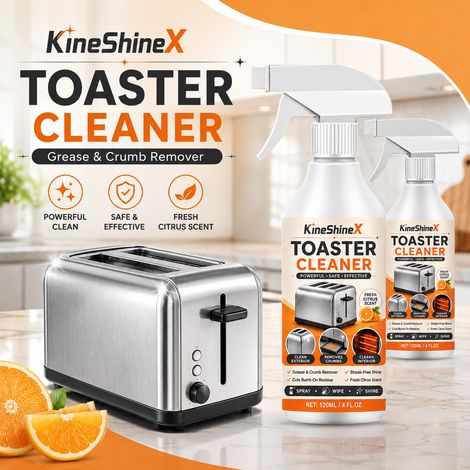 KineShineX Toaster-Reinigungsspray entfernt Fett und Schmutz ohne Wasserflecken. Gerätereiniger. (1/5)