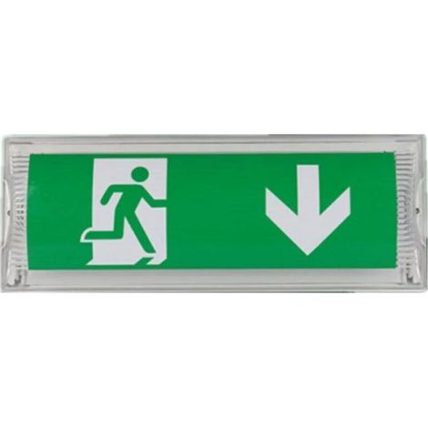 IP65 LED Emergency Light, Ideal Emergency Light with 3H Battery Backup, Illuminated Exit Plate for Public Places (1/5)