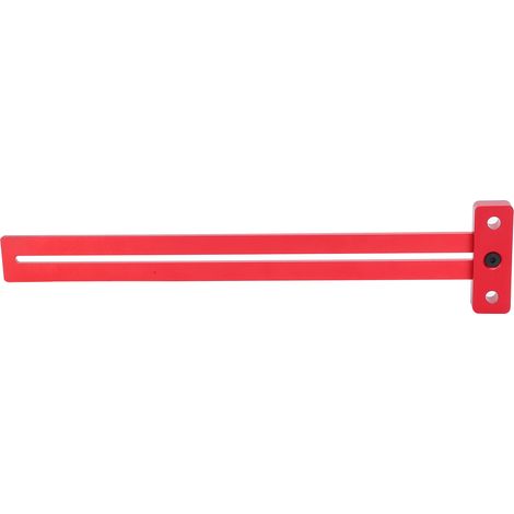 Règle professionnelle en T en alliage d'aluminium 370mm, outil de traçage manuel pour menuiserie et mesure (1/5)