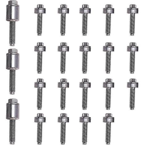 Kit de 22 vis de cache-culbuteurs en aluminium pour BMW E60, E61, E90, E91 et Z4 (référence 11120409288) (1/5)