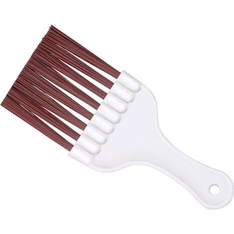Brosse de nettoyage pour climatiseur, peigne en acier pour ailettes de condenseur et de radiateur de climatiseur