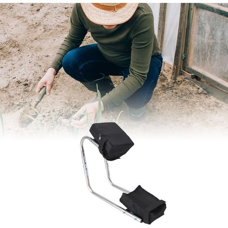 Gartenhocker mit ergonomischer Knie- und Knöchelstütze, multifunktional mit Sitzfläche und Befestigung aus Edelstahl, tragbar (31-teilig)