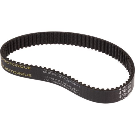 Courroie synchrone RS PRO, 400mm x 15mm, pas : 5mm, 80 dents ( Prix pour 1 )