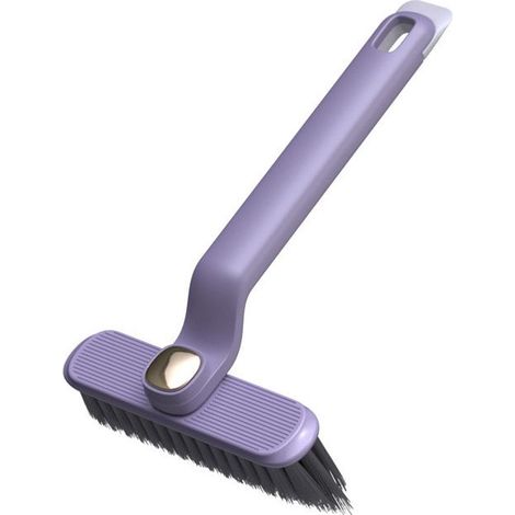 Brosse Nettoyage Salle de Bain, 360° Brosse Rotative Nettoyage des Interstices, Brosse Joint Carrelage, Brosse pour Crevasses à Poils Durs, pour Rainure Fenetre, Toilettes, Cuisine (Blanc) (1/4)