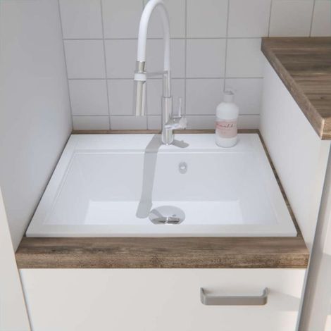 Vasque à encastrer SINK en résine 58x52 cm (1/2)