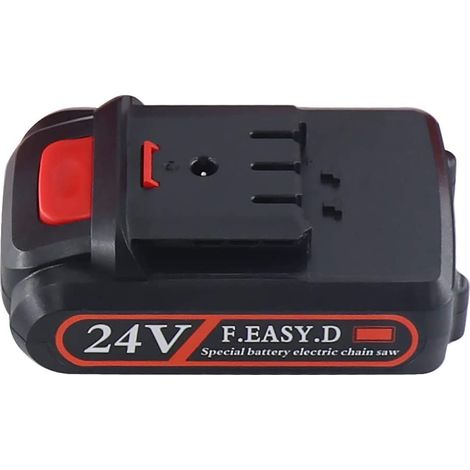 Batterie 24V pour mini tronçonneuse, accessoire compatible avec scie manuelle 4" et 6" (1/2)