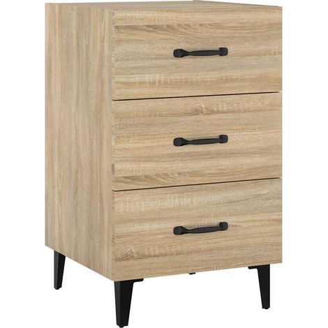 Maison Exclusive - Comodino Rovere Sonoma 40x40x66 cm in Legno Multistrato (1/5)