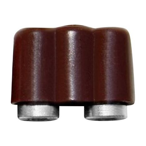Fiche banane femelle double Ø de la broche: 2.6 mm BELI-BECO 61/17br marron 1 pc(s) W093611 (1/2)