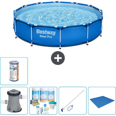 Bestway Steel Pro Rund - 366x76 cm - 6-teilig S22104 (1/4)
