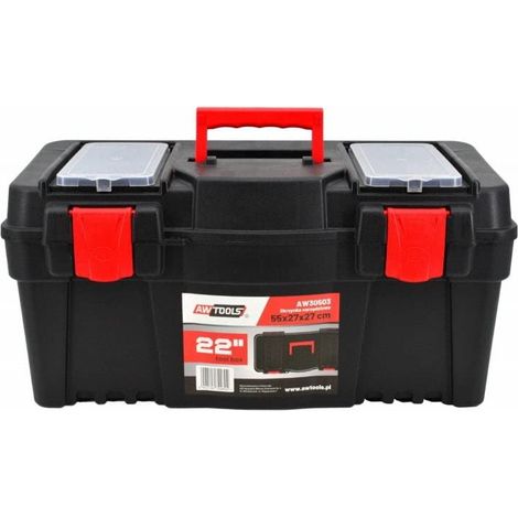 Grande caisse à outils dede PVC 22 ″ 550 mm avec organisateur