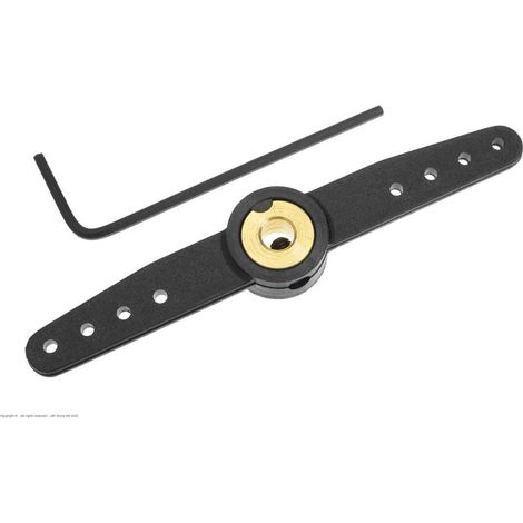 Revtec - Nylon Steering Arm - Double - 66mm - Shaft Dia. 4mm - 1 pc