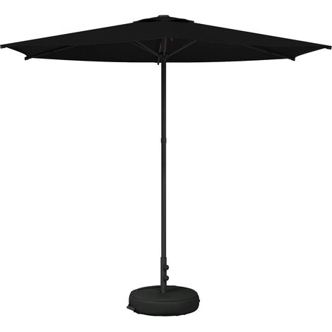 Paraguas de Jardín con Base 270 x 270 cm Poliéster Rectangular vidaXL