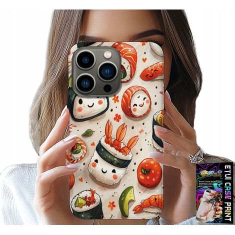 Funda para iPhone 15 Pro Max - Funda con un lindo sushi sonriente (1/5)