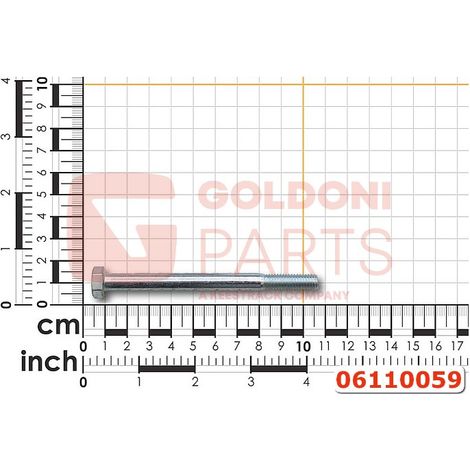 SCHRAUBEN TE M 8X 95 ZN 57 ORIGINAL GOLDONI 06110059