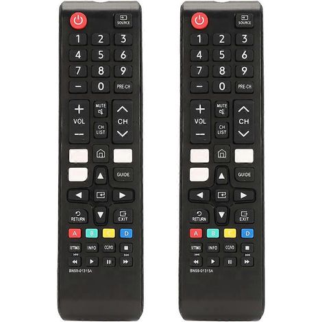 Télécommande universelle pour toutes les télécommandes de télévision, télécommande de remplacement noire (1/5)