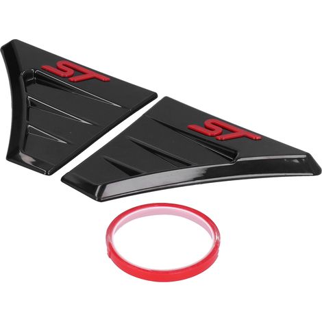 Paar ST RS seitliche Lufteinlassblenden für Ford Focus MK2 - rotes Tuning-Zubehör (1/5)