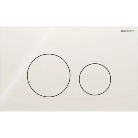 Geberit Sigma40 - Para control de descarga, vidrio/gris arena 115.628.JL.1 (1/2)