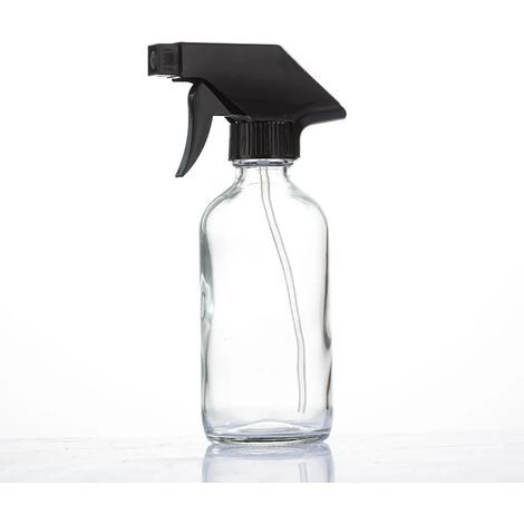 Sprühflasche aus Klarglas, Gießkanne mit verstellbarer Düse, wiederverwendbar für Pflanzen, Blumen, Gärten und Friseursalons. (1/5)