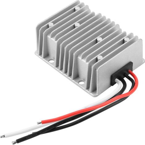 Convertidor CC-CC de 48 V a 12 V, regulador reductor automotriz de 30 A/360 W, alta eficiencia, refrigeración pasiva.