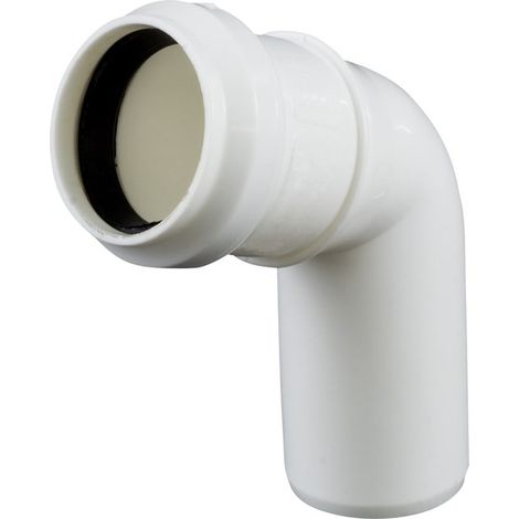 Codo sanitario PP-HT 32/67, para desagüe interno, blanco, Onnl