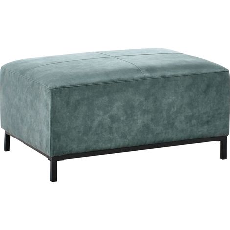 Ottoman OSLO Velvet Teal (1/5)