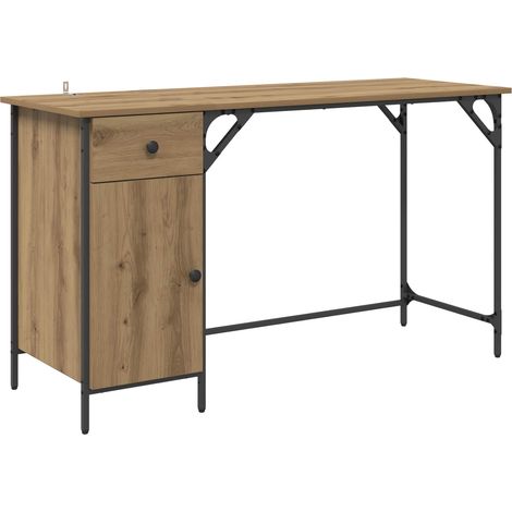 Maison Exclusive - Computertisch Artisan-Eiche 131 x 48 x 75 cm H
