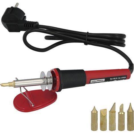 Saldatore/incisore 30 Watt. Con 6 consigli (1/5)
