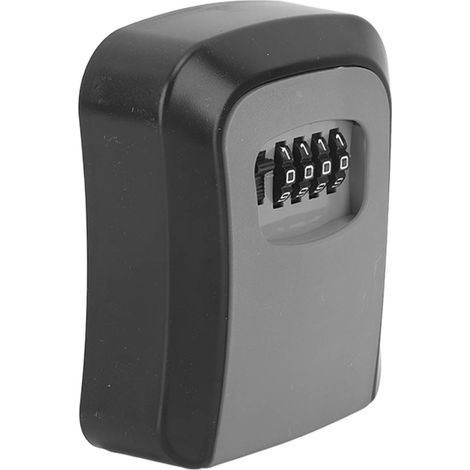Lot de 5 clés Coffre à code rechargeable Porte-clés mural Gris (sans cache-poussière) (1/5)
