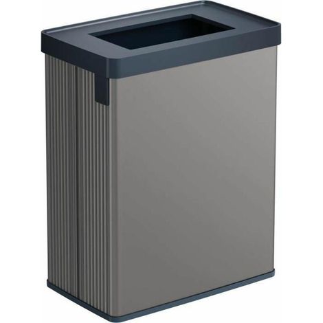 Curver VERTO Abfalleimer zur Mülltrennung 54L perlgrau modernes Design
