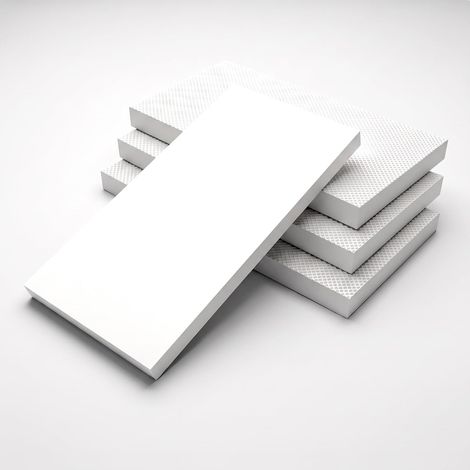 Lot de 4 protections murales en EVA - 40 x 20 cm - Auto-adhésif - Blanc - Protection des bords de porte En mousse EVA, 40 x 20 x 2 cm. Pour mur de garage, parking, abris de stockage, autocollant, imp (1/5)