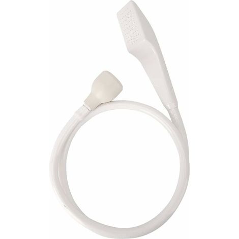 Douchette Robinet pour Mélangeur Plastique, Douchette Tuyau Lavabo Universelle Adaptable sur Robinet, Douchette Coiffure à domicile, Bain Bébé, Animal, WC (1.5M)