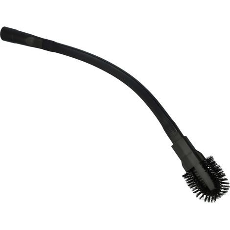 vhbw Bocchetta Flessibile per Fughe, 63cm con spazzola(32mm-35mm) compatibile con AEG, Bosch, DeLonghi, Dirt Devil Dyson Kärcher Miele Philips Siemens